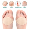 thumbnail image 6 of Welnove Moleskin Adhesive Pads, Blister Bandages - for Blister, Callus & Bunion Prevention, 32 Sheets, Beige, 6 of 7