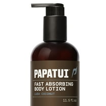 Papatui Men's Fast Absorbing Body Lotion, Lush Coconut, 11.5 oz