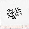 thumbnail image 4 of Inktastic Someone in Maryland Loves Me Girls Toddler Dress, 4 of 5