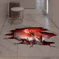 thumbnail image 3 of SZTXJ Scary Halloween Floor 11.8"35.4" Wall Stickers 3D Ghost Floor Decals Art Decorations, Red Moon Spiderweb Zombie Wall Floor Stickers Ghost Hands, 3 of 5