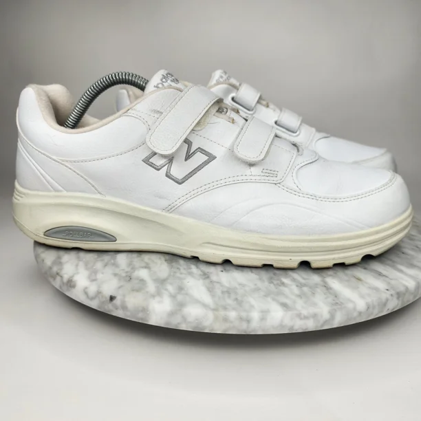 New Balance 812 Walking Rollbar DSL-2 White Mens Shoes Size 11 Wide 2E MW812VW