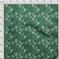 thumbnail image 4 of oneOone Cotton Silk Green Fabric Jacobean Floral Craft Projects Decor Fabric Printed By The Yard 42 Inch Wide, 4 of 4
