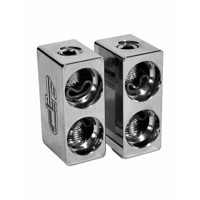 Par de entradas de amplificador Droppin HZ Dual de 1/0 AWG a 1/0