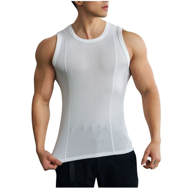 Camisetas de Entrenamiento Color Sólido Deportes de Fitness Al Aire Libre Tira Fina Camiseta Transpirable, 75% Poliéster 20% Rayón 5% Spandex