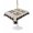 Yellow Grey, variant on Outdoor Tablecloth with Umbrella Hole for Patio/Picnic/Party/Camping, Lemon Waterproof Table Cloth Rectangle Table Cover Washable, Summer Botanical Black White Plaid Pastoral Wooden (60"x 120")
