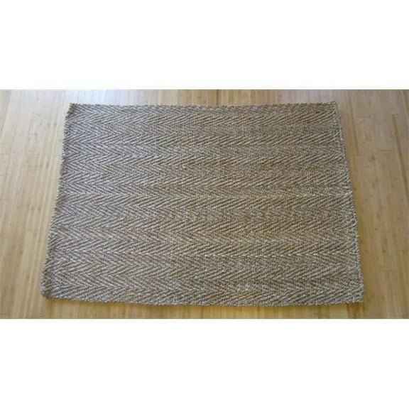 JMJ HSJ 1 Hand Spun Jute Herringbone Rug