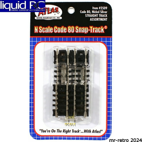 Atlas Trains 2509 N Code 80 Straight Assortment