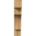 thumbnail image 2 of Ekena Millwork 6"W x 26"D x 30"H Westlake Block Rough Sawn Bracket, Western Red Cedar, 2 of 25