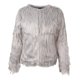 thumbnail image 1 of Chaqueta Parka de piel sintética esponjosa para mujer Sunnimix L Gris, 1 of 5