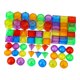 thumbnail image 1 of Juguetes Montessori de sólidos geométricos, formas 3D desmontables, coloridos, para regalar en casa. Ensacado, 1 of 7