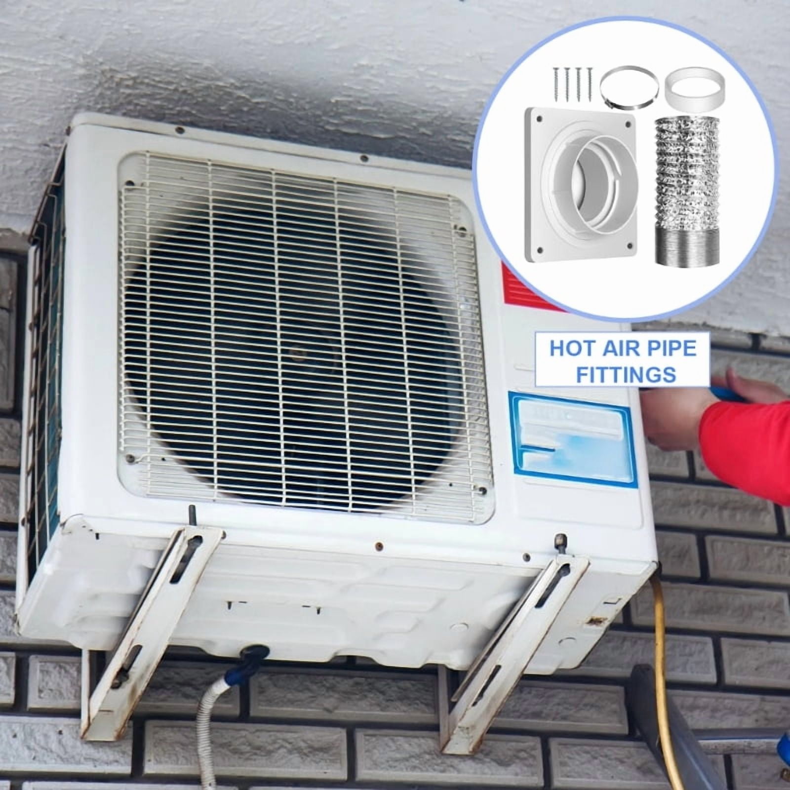 Dryer Vent Connector Kit Dryer Vent Wall Plate Twist Lock Dryer Duct Connector Kit for Dryer Washer Bathroom Laundry
