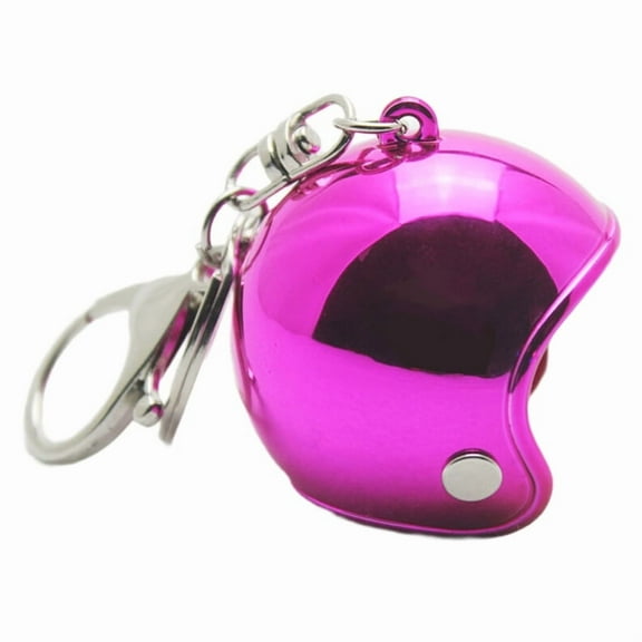Motorcycle Helmet Keychain Keyring Helmet Shape Pendant Backpack Ornament Key Chain Pendant Decoration Gift for Birthday