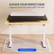 FLEXISPOT 48 x 30 Home Office Electric Height Adjustable Standing Desk Memory Programmable Presets Computer Desk White and Maple