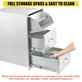 thumbnail image 6 of Garvee Outdoor Kitchen Cabinets with Venting Panel,17"Wx21"Dx30"H,Stainless Steel Drawer Cabinet with Handle for Kitchens or BBQ Patio Grill Station, 6 of 8