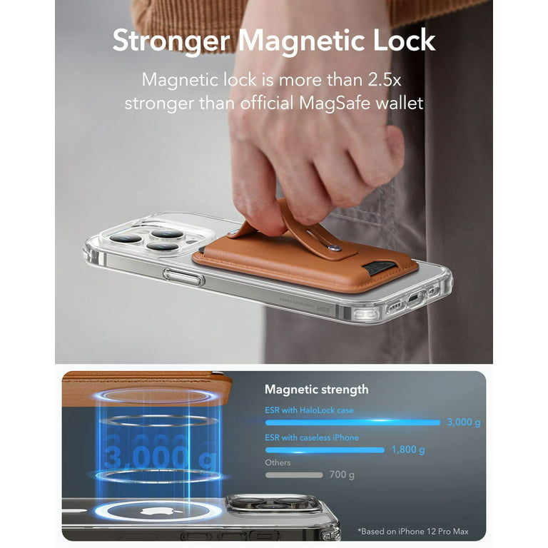 ESR Leather MagSafe Wallet Card Holder for iPhone