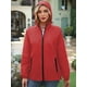 thumbnail image 4 of Chaqueta Impermeable para Mujer, Cortavientos, Impermeable, con Capucha, Plegable y Bolsillos. Rojo XL, 4 of 9