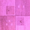 thumbnail image 1 of Ahgly Company Indoor Square Abstract Purple Modern Area Rugs, 6' Square, 1 of 4
