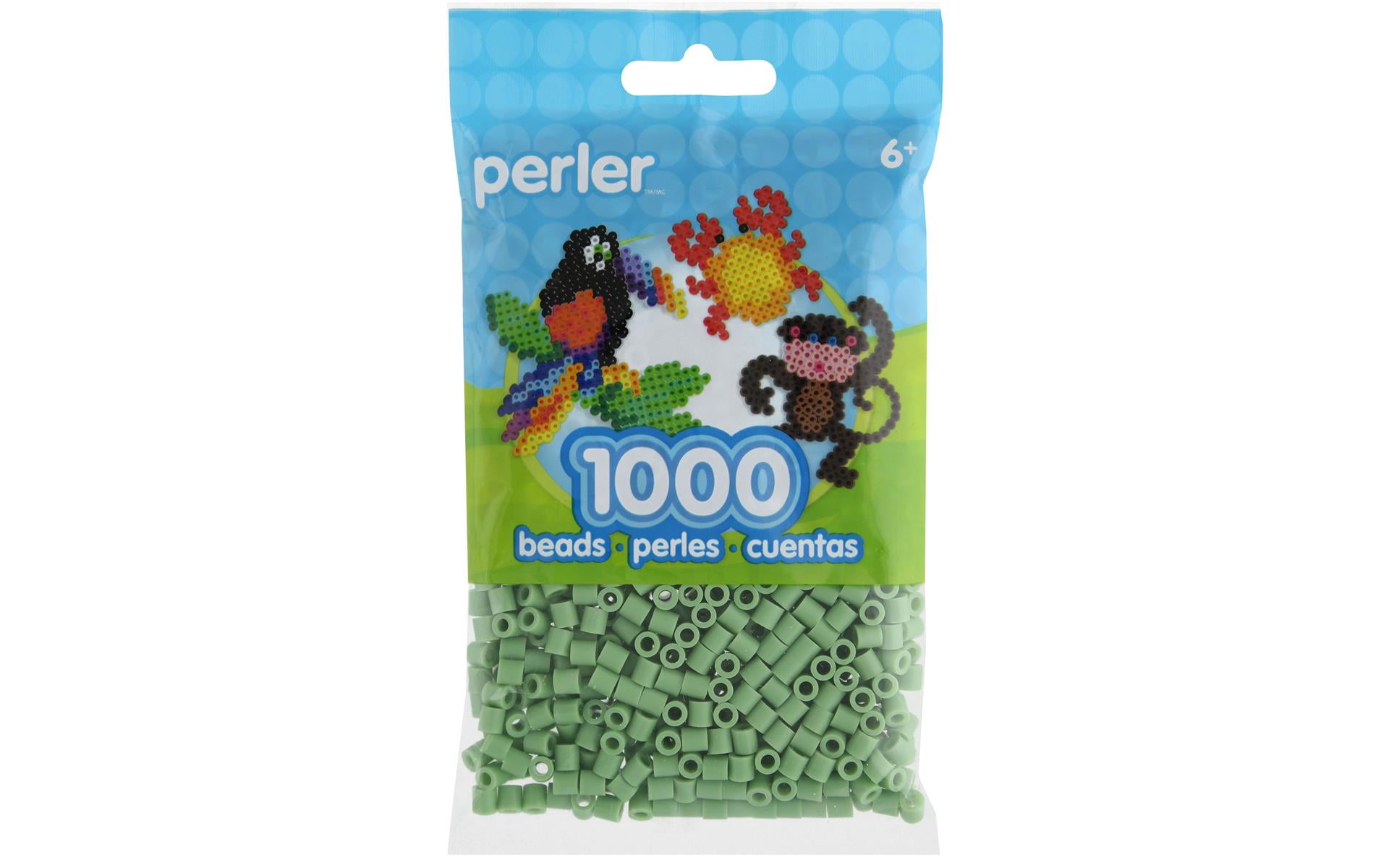 Perler 80-15254 Bulk Fuse Beads for Craft Activities 1000pcs Sage Green 