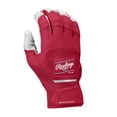 thumbnail image 2 of Guantes de Bateo Rawlings Juveniles Workhorse para Béisbol Blanco XGRD, 2 of 7