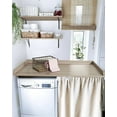 Kaboon Washer Dryer Countertop and Shelves Set, Melamine Countertop