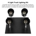 thumbnail image 3 of 4 Light Track Lamp Holder, Colorfast Rust Proof Track Lighting Fixtures  For Hall, 3 of 8