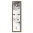 thumbnail image 2 of ArtToFrames 10" x 39" Aged White Gold Picture Frame, 10x39 inch Silver Wood Poster Frame (WOM-2036),  Pack, 2 of 7