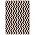 thumbnail image 3 of SAFAVIEH Courtyard Ayden Chevron Indoor/Outdoor Area Rug, 5'3" x 5'3" Round, Black/Beige, 3 of 10