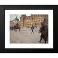 thumbnail image 2 of Joseph Félix Bouchor 24x18 Black Modern Framed Museum Art Print Titled - The Funeral of General Gallieni (1849-1916), June 1, 1916. (1916), 2 of 5