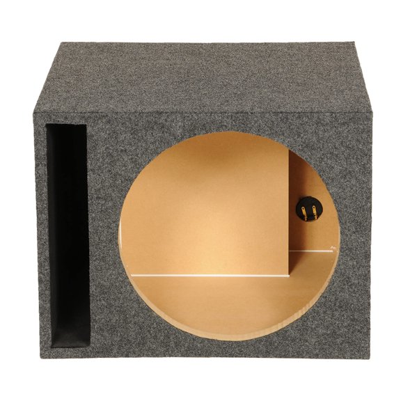 Caja de Subwoofer Q Power 38 cm Ventilada Color Carbón