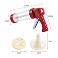 thumbnail image 5 of Coofit Cookie Press Set DIY - Biscuit Maker Tool Cookie Mold Discs Cake Decoration Tips, 5 of 5