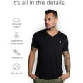 thumbnail image 2 of Men's Premium Basic V Neck T-Shirts - Soft & Fitted Tees S - 4XL, 2 of 6