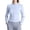 Blue, variant on Women's Slim Fit Stand Collar Nylon Sun Jacket Long Sleeve Lightweight Cardigan for Yoga Fitness Running Outdoor Sports,Gray M