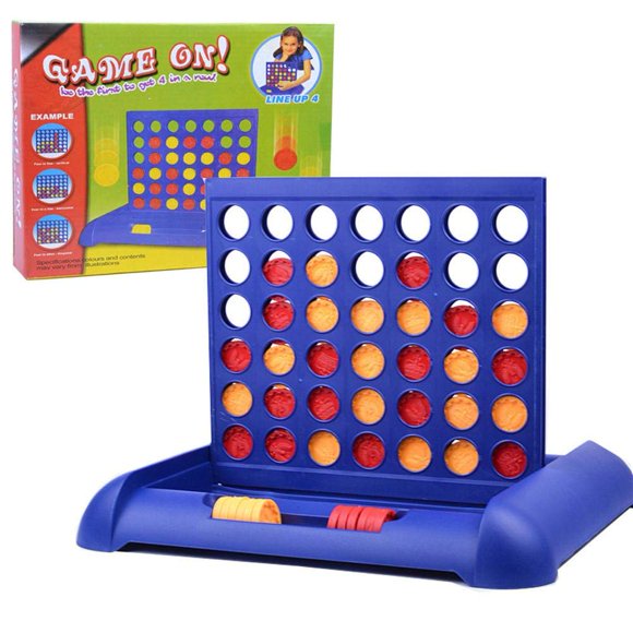 Match 4 Kids Game Classic Four In A Row Plastic Strategy Games For Kids & Adults