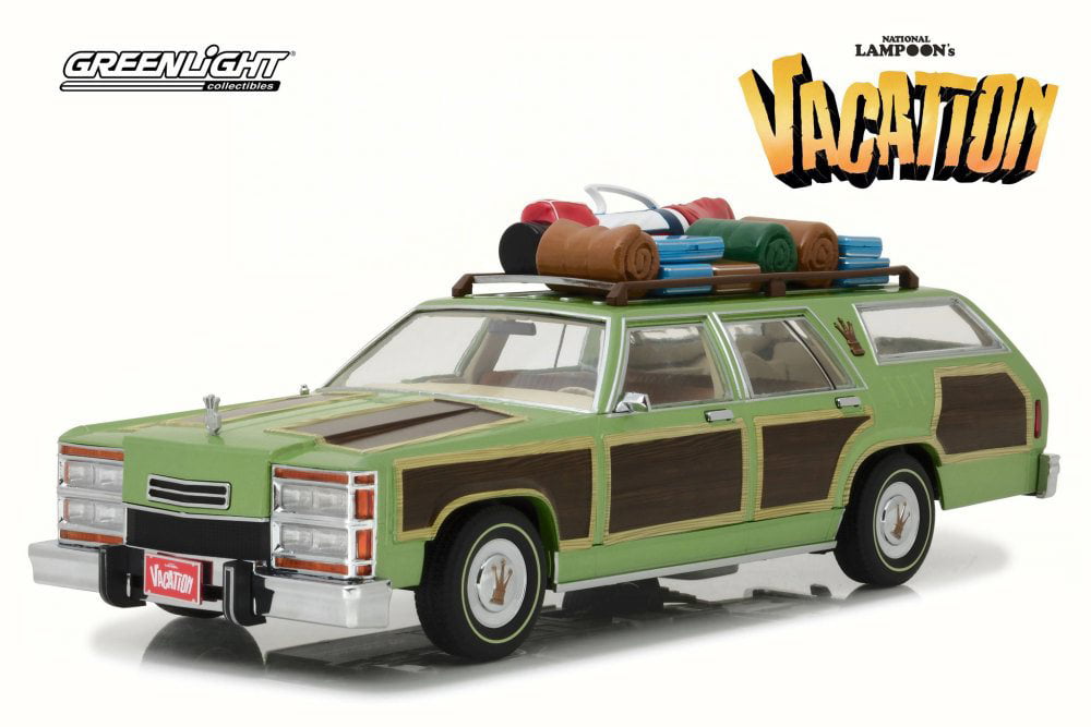 GREENLIGHT 1979 TRUCKSTER WAGON QUEEN NATIONAL LAMPOON'S VACATION 1/64  44720 A 