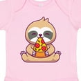thumbnail image 4 of Inktastic Sloth Pizza Boys or Girls Baby Bodysuit, 4 of 5