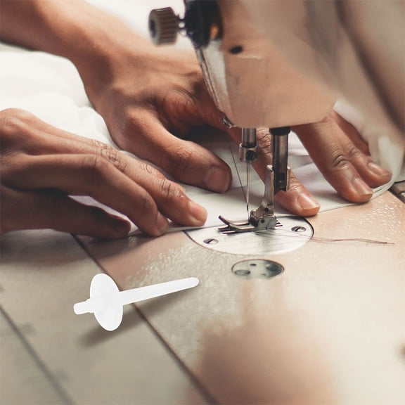 FELTECHELECTR Thread White Spool Pin Plastic 12Pack