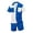 Blue, variant on Men Summer Casual Short Sets Contrast Short Sleeve Button Down Shirt And Shorts Set 2 Piece Outfits Tracksuit Vacation Sets for Men Black L