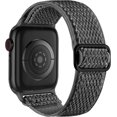 thumbnail image 1 of Correas elásticas de nailon Solo Loop compatibles con Apple Watch de 41 mm, 40 mm, 38 mm, 45 mm, 44 mm y 42 mm para mujer y hombre, correa elástica de repuesto deportiva suave y ajustable., 1 of 5