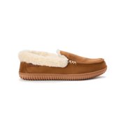 Dearfoams Cozy Comfort Men's Cuffed Moccasin Slippers