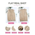 thumbnail image 6 of Dokotoo Womens Knit Sweater Vest Sleeveless Woman Plus Size Cable Knitted Pullover Sweaters, 6 of 6