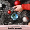 thumbnail image 5 of Palm Tree on The Beach With Waves And Sky In The Background - Christmas Ornament Xmas Keepsake Ceramic Ornaments Holiday Decorations for Tree Christmas Gift Ideas 2.95in, 5 of 6