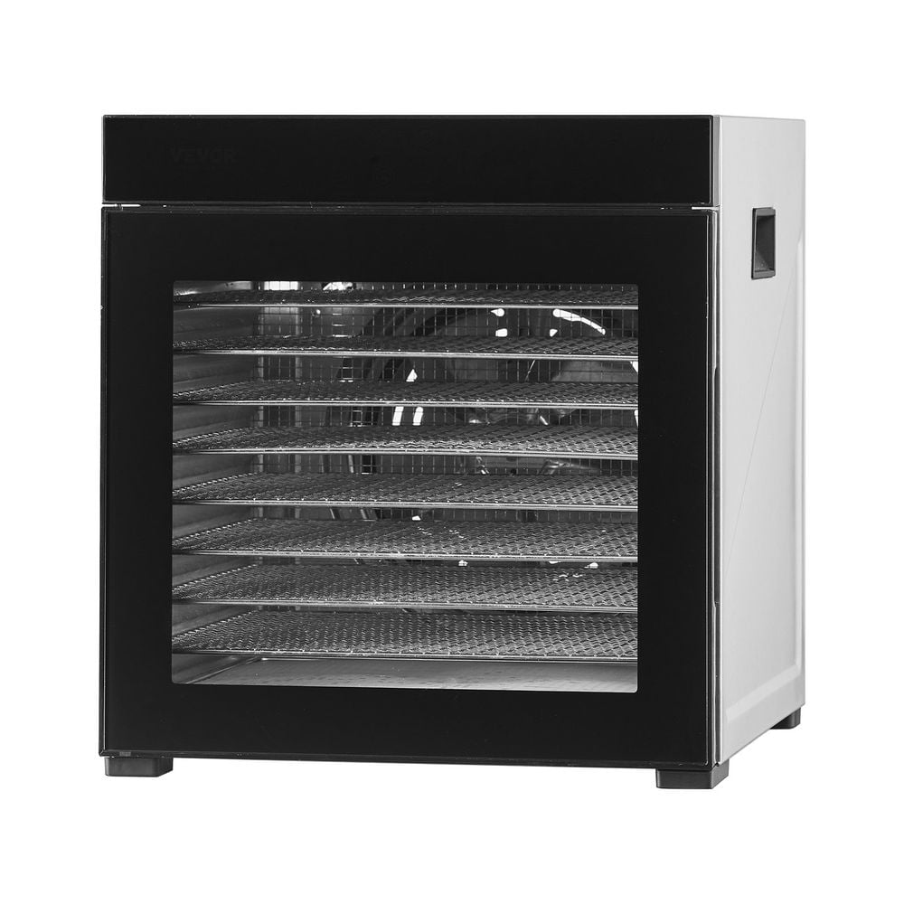Food Dehydrator Machine, 10 Stainless Steel Trays, 1000W Electric Food Dryer with Adjustable Temperature & 24-Hour Timer, Freeze Dryer for Jerky, Meat, Fruit, Vegetables, Herbs, Dog Treats