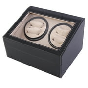 Fashionable 10 Grid Leather Watch Box Organizer Jewelry Display Storage Case