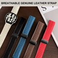 thumbnail image 4 of ZPAQI Stylish & Ventilated Leather Strap Elegant Leather Sport Band for watch6/GT4, 4 of 13