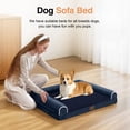 thumbnail image 3 of Cama ortopédica impermeable para perros medianos y grandes NANUYA color azul marino, 3 of 7