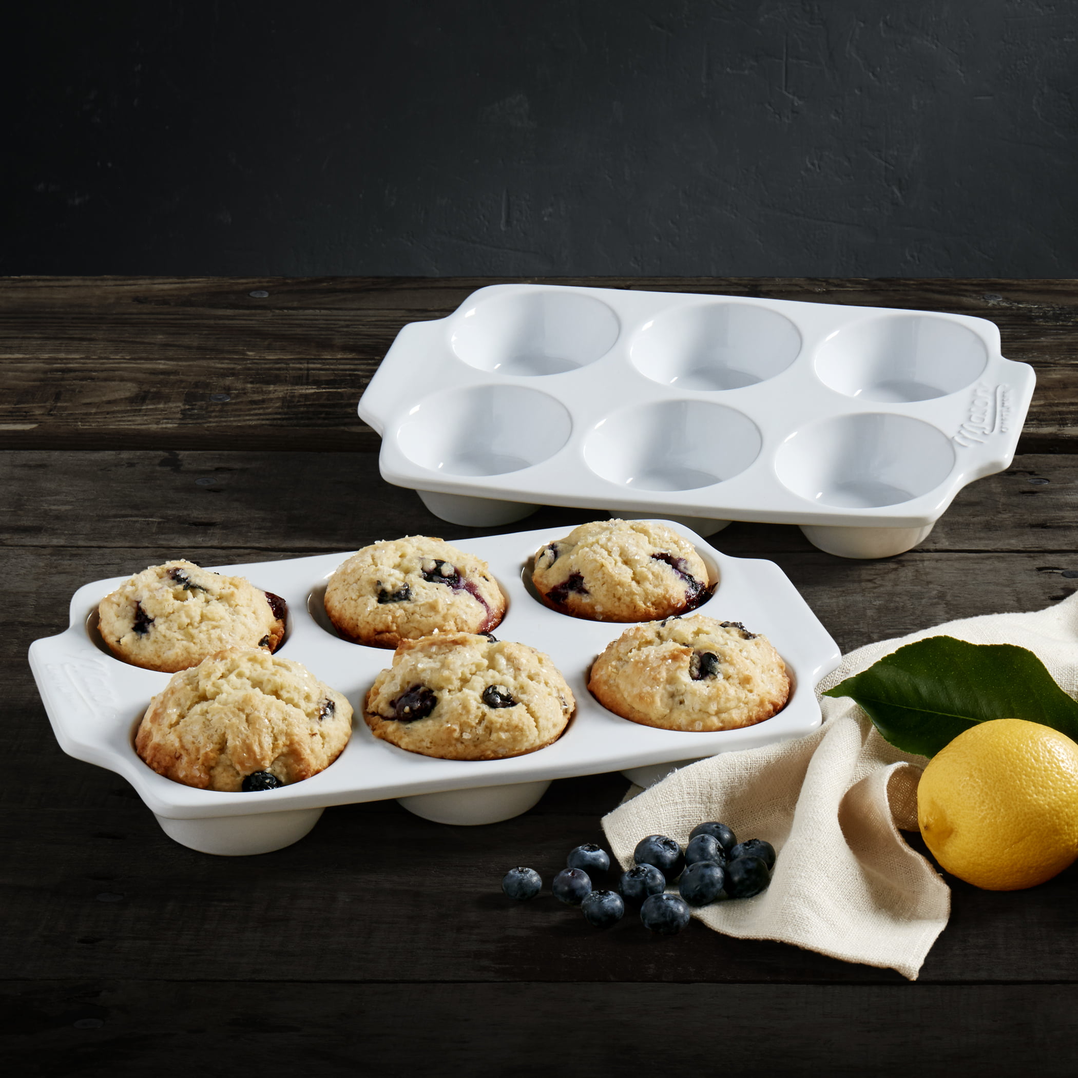Mason Craft & More 3PC White Ceramic Bakeware Set
