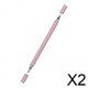 thumbnail image 1 of Bolígrafo Capacitivo 2x2 En 1 Accesorio Compacto Universal Para Pintar Notas De Equipos Electrónicos Rosa, 1 of 8