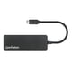 thumbnail image 4 of Hub USB-C Manhattan Negro con 7 Puertos USB-A 3.2 y Transferencia Rápida de Datos a 5 Gbps, 4 of 6