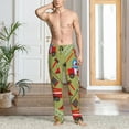 thumbnail image 2 of Fotbe Cartoon Fire Truck Pantalones de Pijama para Hombre, Pantalones de Dormir, Pantalones de Casa con Cintura Ajustable y Bolsillos-Large, 2 of 6
