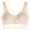 Beige, variant on Riecok Wireless Bras for Women Front Closure Push Up Soft Breathable Everyday Womens Bralettes Beige XXL